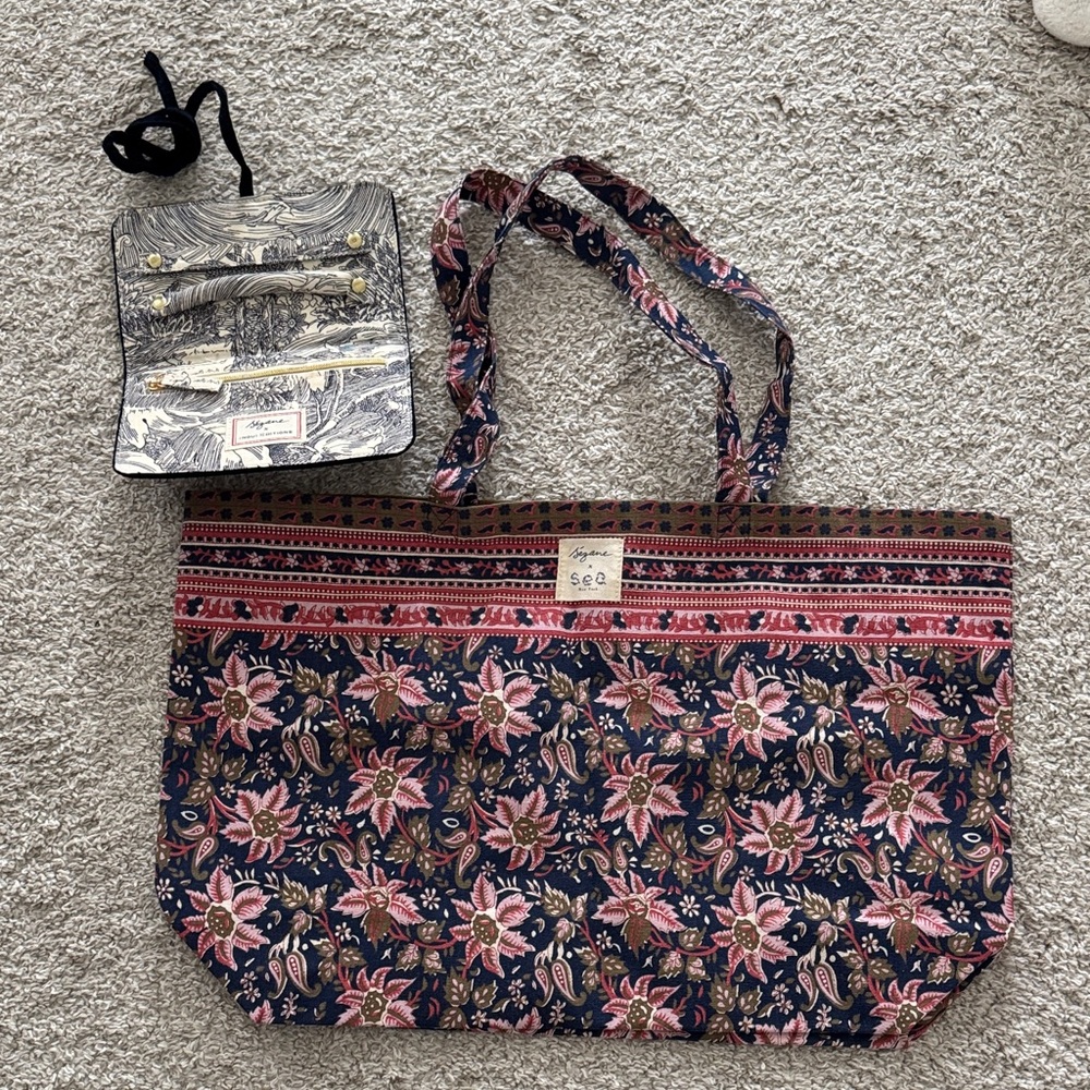 Sezane floral accessories bundle